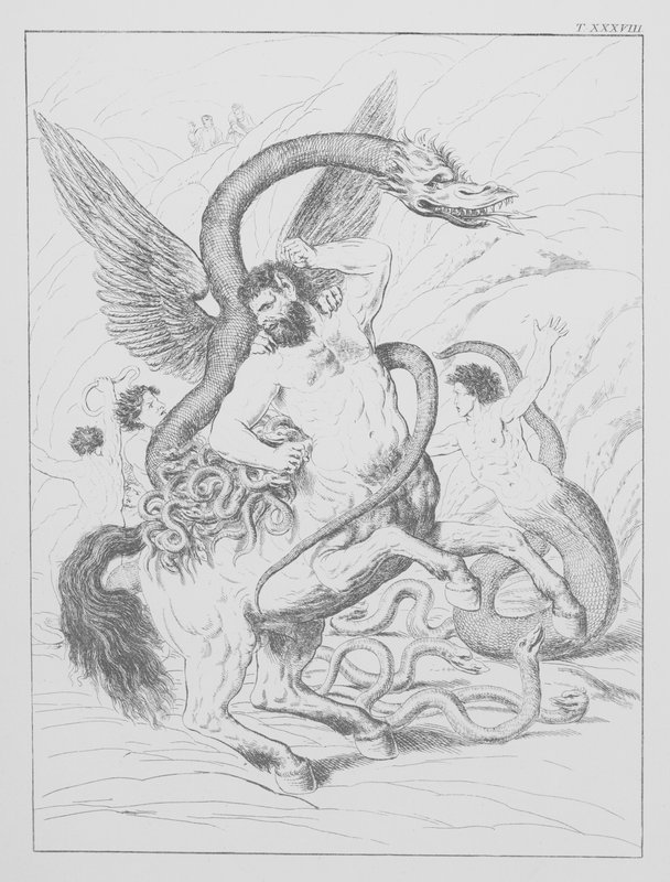 La Divina Commedia di Dante, Inferno, Tavola XXXVIII da Bernhard Schuler