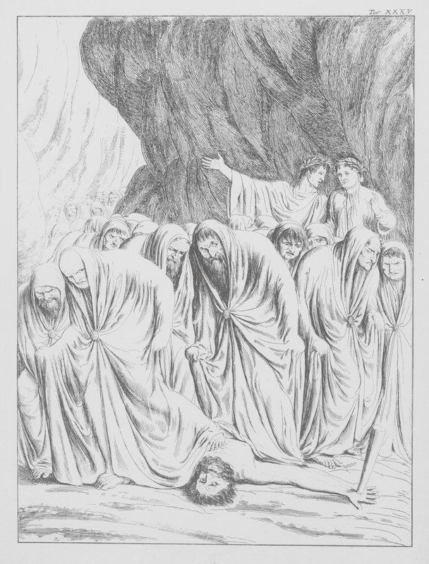 Divina Commedia di Dante, Inferno, Tavola XXXV da Bernhard Schuler