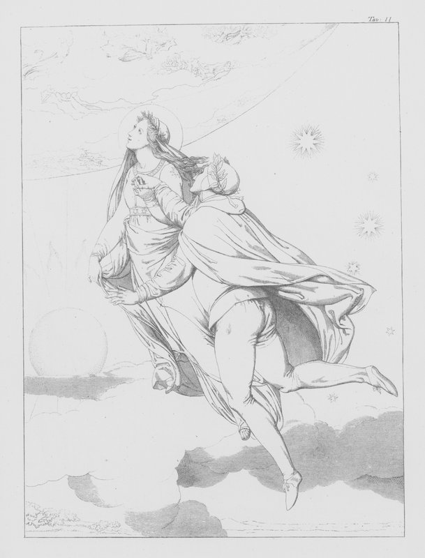 Divina Commedia di Dante, Paradiso, Tavola II da Bernhard Schuler