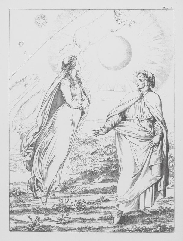La Divina Commedia di Dante, Paradiso, Tavola I da Bernhard Schuler