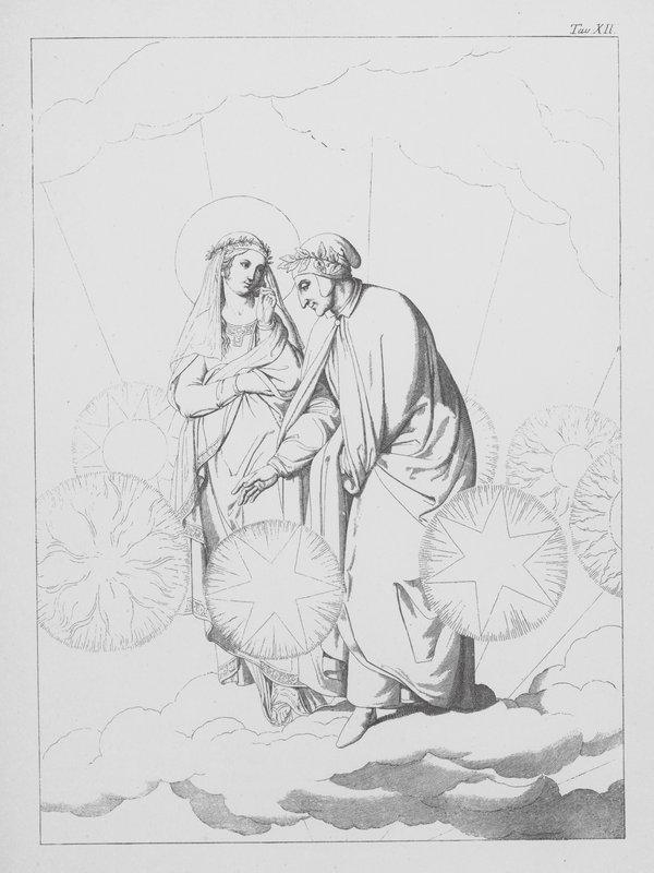 Divina Commedia di Dante, Paradiso, Tavola XII da Bernhard Schuler