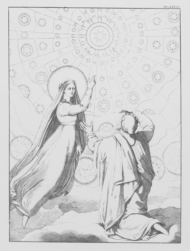 La Divina Commedia di Dante, Paradiso, Tavola XXXVI da Bernhard Schuler