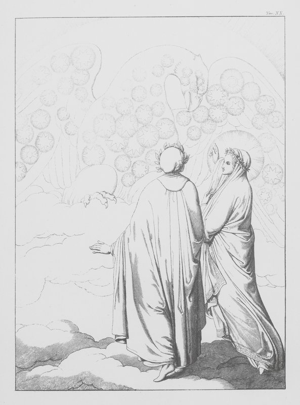 La Divina Commedia di Dante, Paradiso, Tavola XX da Bernhard Schuler