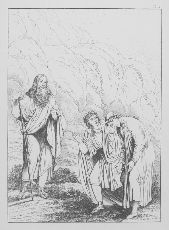 La Divina Commedia di Dante, Purgatorio, Tavola I da Bernhard Schuler