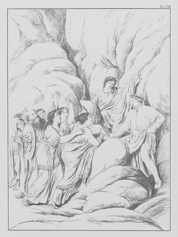 Divina Commedia di Dante, Purgatorio, Tavola VII da Bernhard Schuler