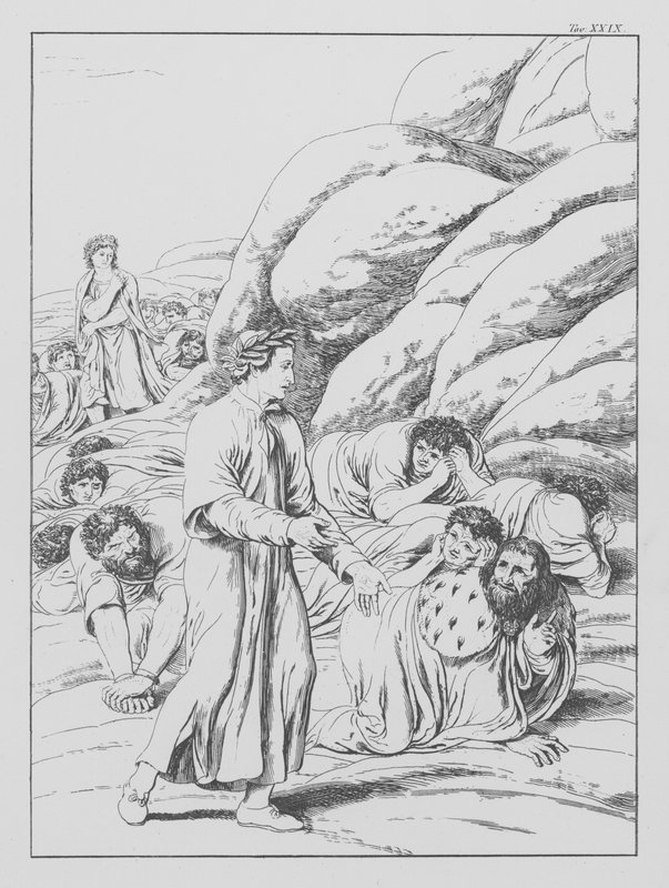 La Divina Commedia di Dante, Purgatorio, Tavola XXIX da Bernhard Schuler