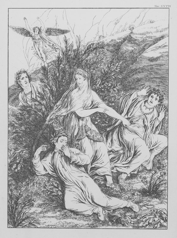 La Divina Commedia di Dante, Purgatorio, Tavola XXVII da Bernhard Schuler