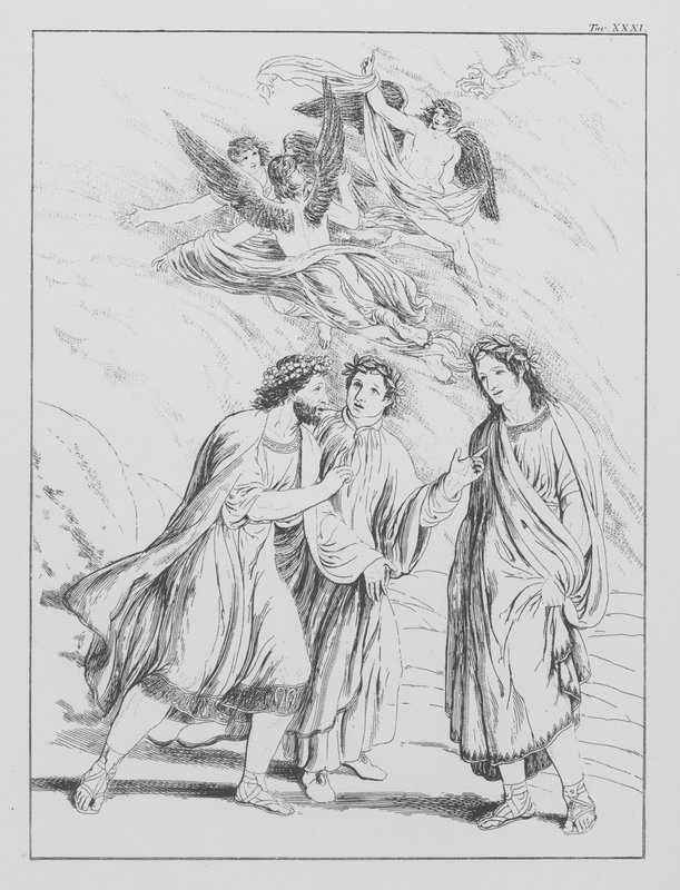 La Divina Commedia di Dante, Purgatorio, Tavola XXXI da Bernhard Schuler
