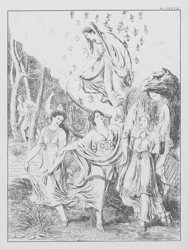 La Divina Commedia di Dante, Purgatorio, Tavola XXXVII da Bernhard Schuler