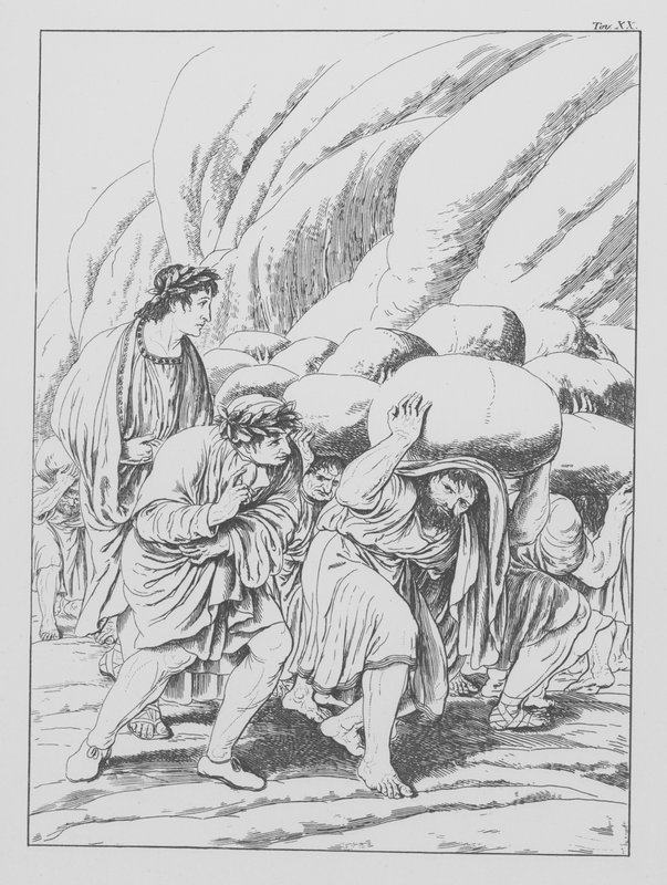 Divina Commedia di Dante, Purgatorio, Tavola XX da Bernhard Schuler