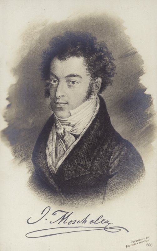 Ritratto di Ignaz Moscheles da Bohemian School