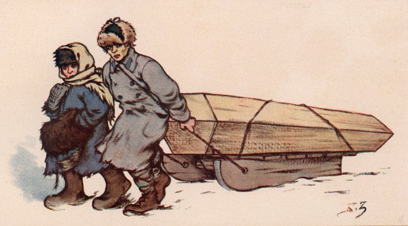 Un funerale nella Russia Sovietica da Boris Vasilievich Zvorykin