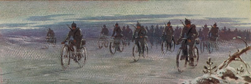 Truppe ciclistiche tedesche in Finlandia, Guerra Civile Finlandese da Boris Vasilievich Zvorykin