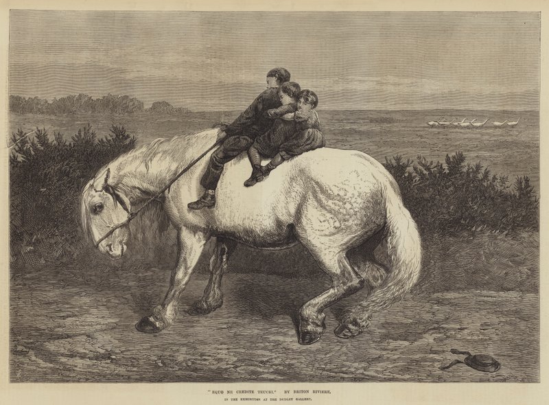 Equo ne Credite Teucri da Briton Riviere