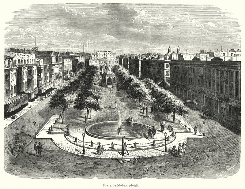 Piazza Mohammed Ali, Alessandria, Egitto da Bruno Heinrich Strassberger