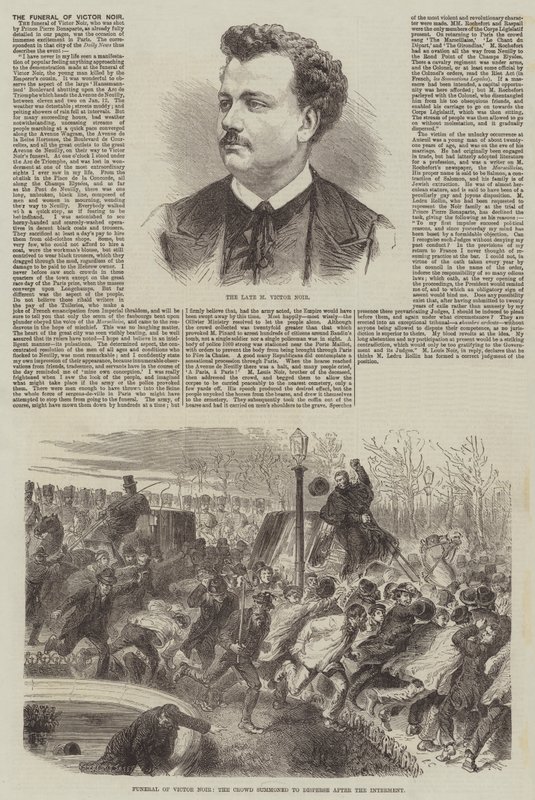 Il funerale di Victor Noir da Burn Smeeton