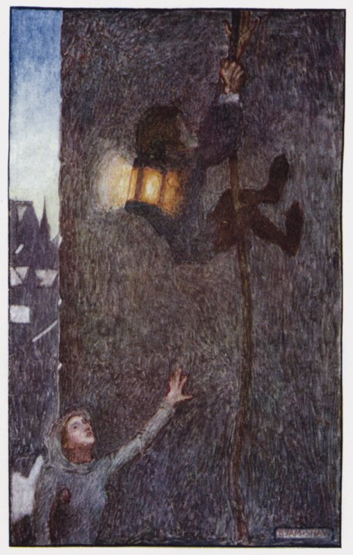 Illustrazione per The Cloister and The Hearth di Charles Reade da Byam (after) Shaw