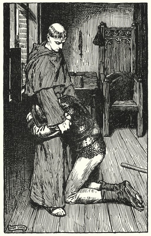 Illustrazione per The Cloister and The Hearth di Charles Reade da Byam (after) Shaw