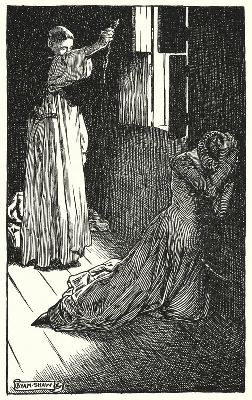 Illustrazione per The Cloister and The Hearth di Charles Reade da Byam (after) Shaw
