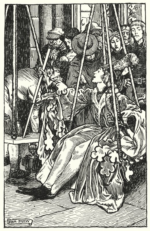 Illustrazione per Il chiostro e il focolare di Charles Reade da Byam (after) Shaw