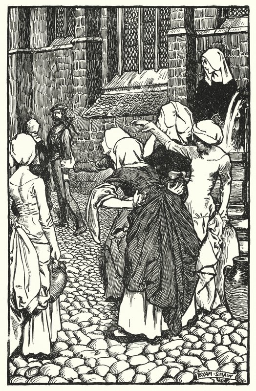 Illustrazione per The Cloister and The Hearth di Charles Reade (litografia) da Byam (after) Shaw