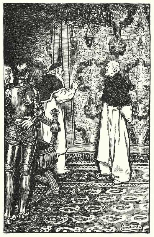 Illustrazione per The Cloister and The Hearth di Charles Reade (litografia) da Byam (after) Shaw