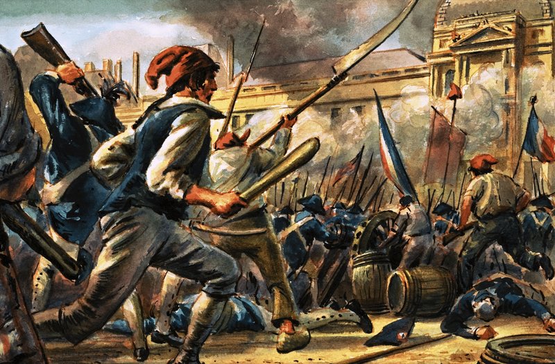 Folla rivoluzionaria francese da C.L. Doughty