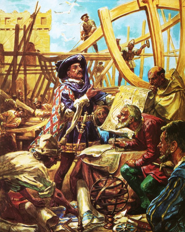 Enrico il Navigatore alla scuola di navigazione di Sagres da C.L. Doughty