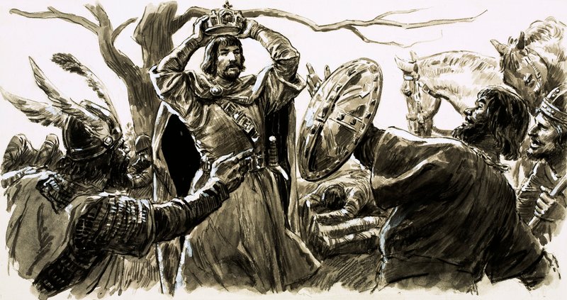 Macbeth - Non colpevole di omicidio (gouache su carta) da C.L. Doughty