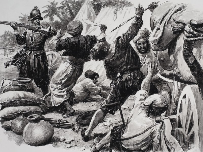 Gli spagnoli combattono gli arabi da C.L. Doughty