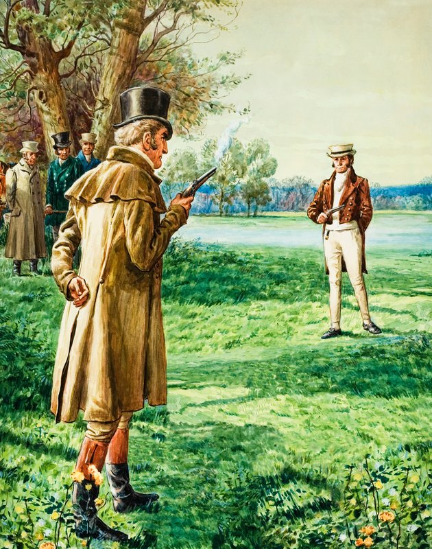 Il duello tra il Duca di Wellington e Lord Winchelsea da C.L. Doughty