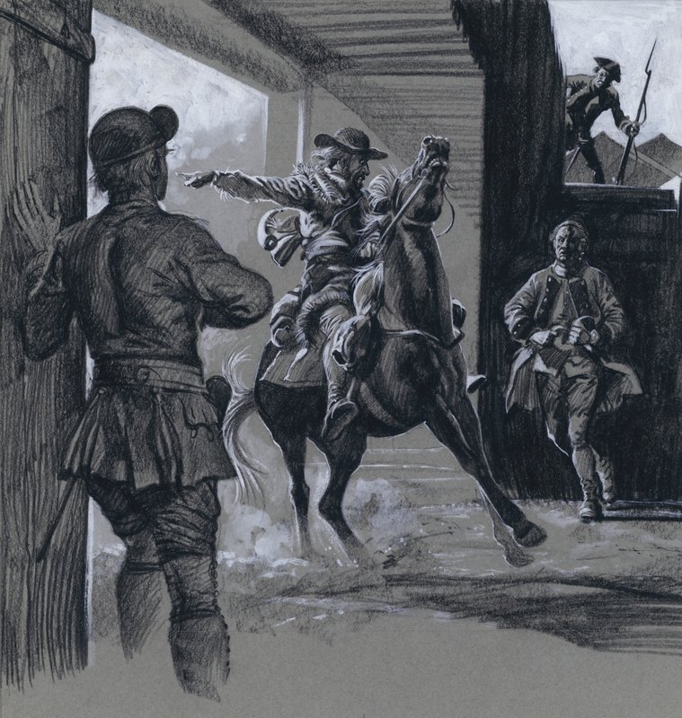 Il Forte (gouache su carta) da C.L. Doughty