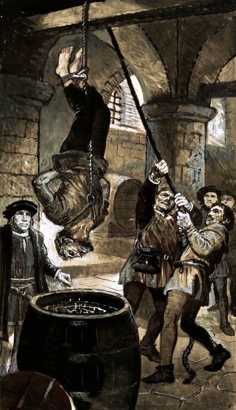 La morte del Duca di Clarence in un bicchiere di vino (gouache su carta) da C.L. Doughty