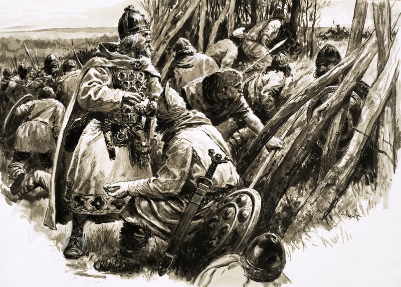 Con un piccolo gruppo di seguaci fedeli, re Alfredo si ritirò nelle paludi da C.L. Doughty