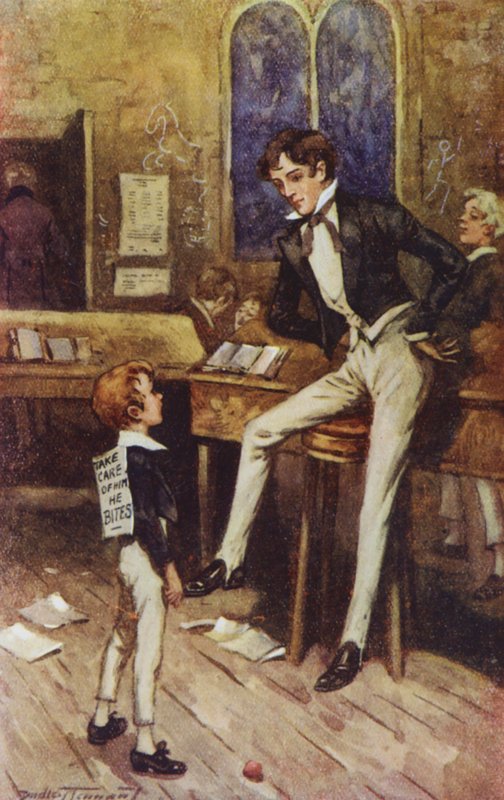 Illustrazione per David Copperfield di Charles Dickens da C. Dudley (after) Tennant