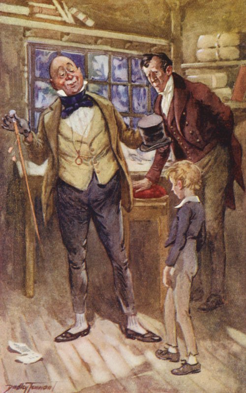 Illustrazione per David Copperfield di Charles Dickens da C. Dudley (after) Tennant