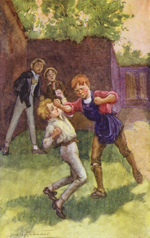 Illustrazione per David Copperfield di Charles Dickens da C. Dudley (after) Tennant