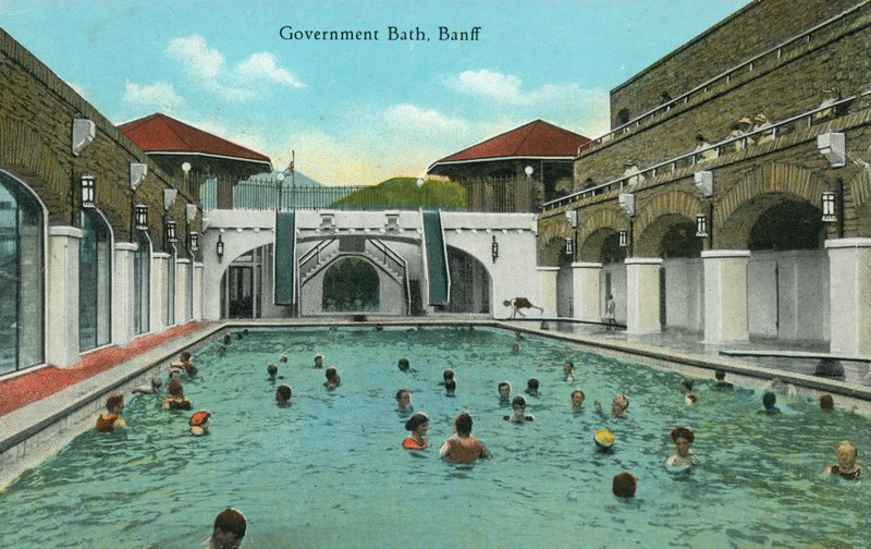 Government Bath, Banff, Alberta, Canada (foto a colori) da Canadian Photographer
