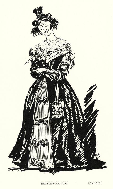 Personaggio di Dickens: La zia zitella da Captain Edward Henry Handley Read