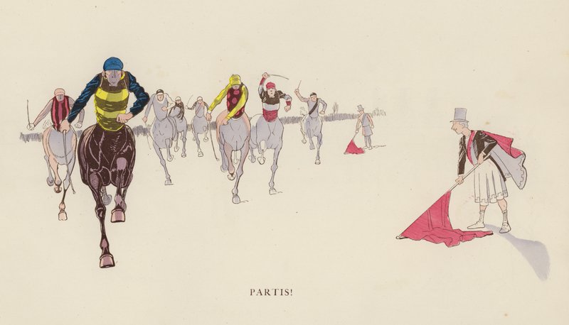 Illustrazione per Les Courses Dans L