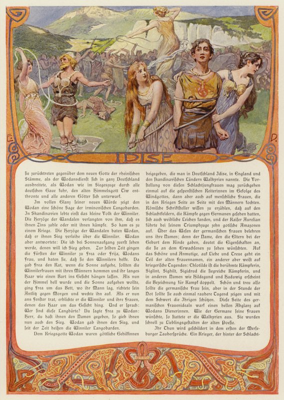 Idis, dea germanica da Carl Emil Doepler