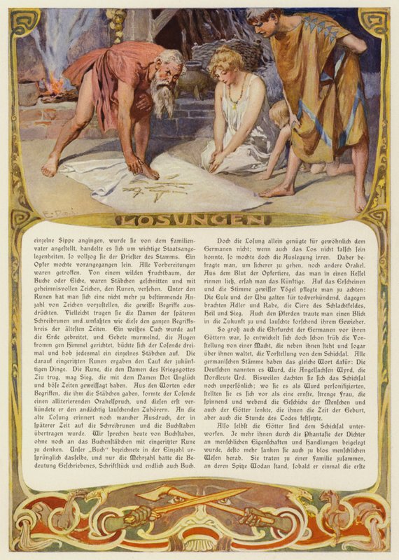 Lettura delle rune da Carl Emil Doepler