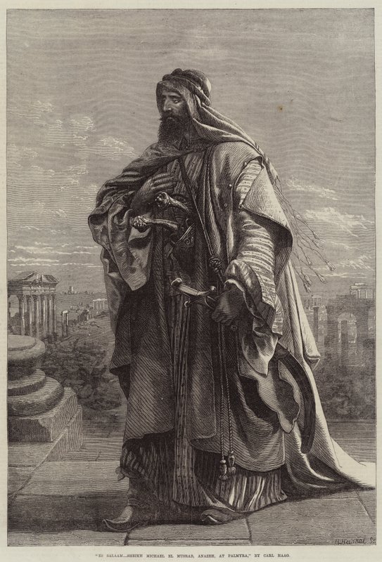 Es Salaam, Sheikh Michael El Musrab, Anazeh, a Palmira da Carl Haag