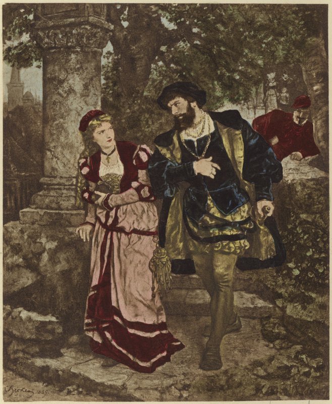 Faust e Margherita da Carl Ludwig Friedrich Becker