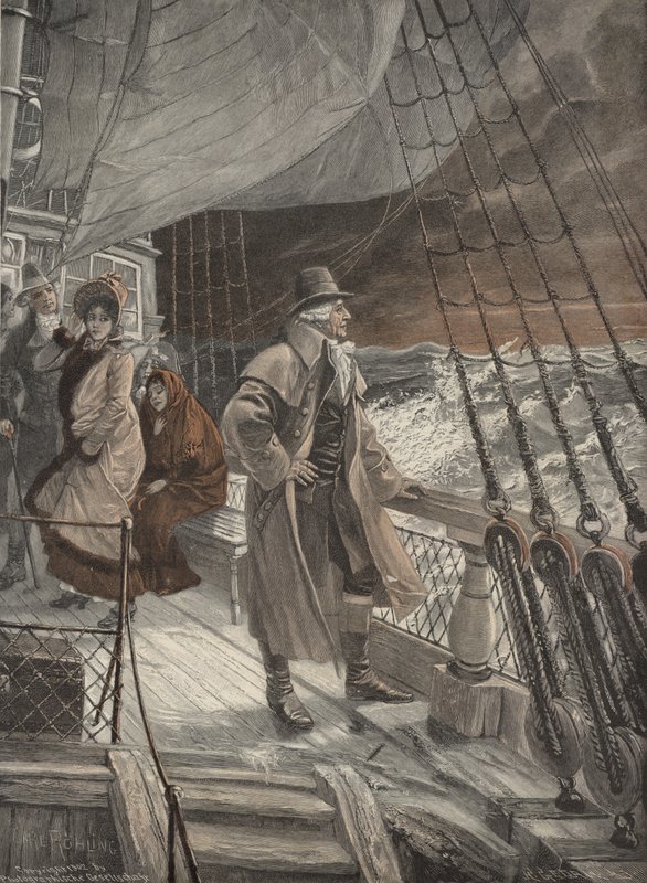 Sul ponte di una nave da Carl Rohling