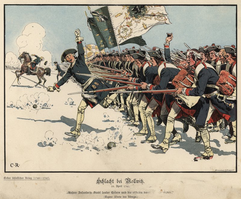 Battaglia di Mollwitz da Carl Röchling