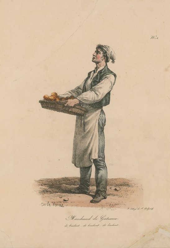 Venditore di Dolci da Carle Vernet