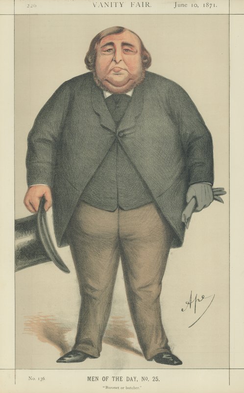 Arthur Orton, che afferma di essere Sir Roger Tichborne da Carlo Pellegrini