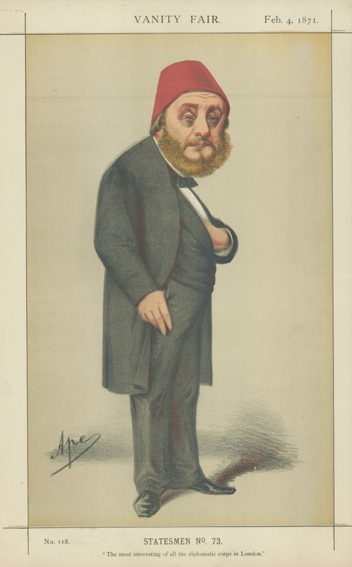 Sua Eccellenza Musurus Bey da Carlo Pellegrini