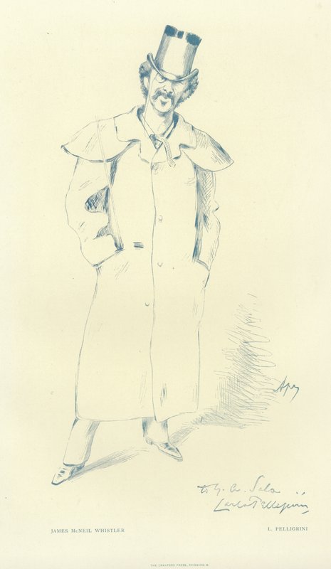 James Abbott McNeill Whistler da Carlo Pellegrini
